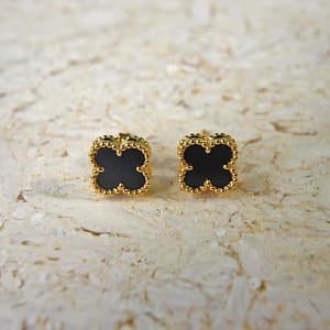 Black Onyx Earrings High Quality VCA